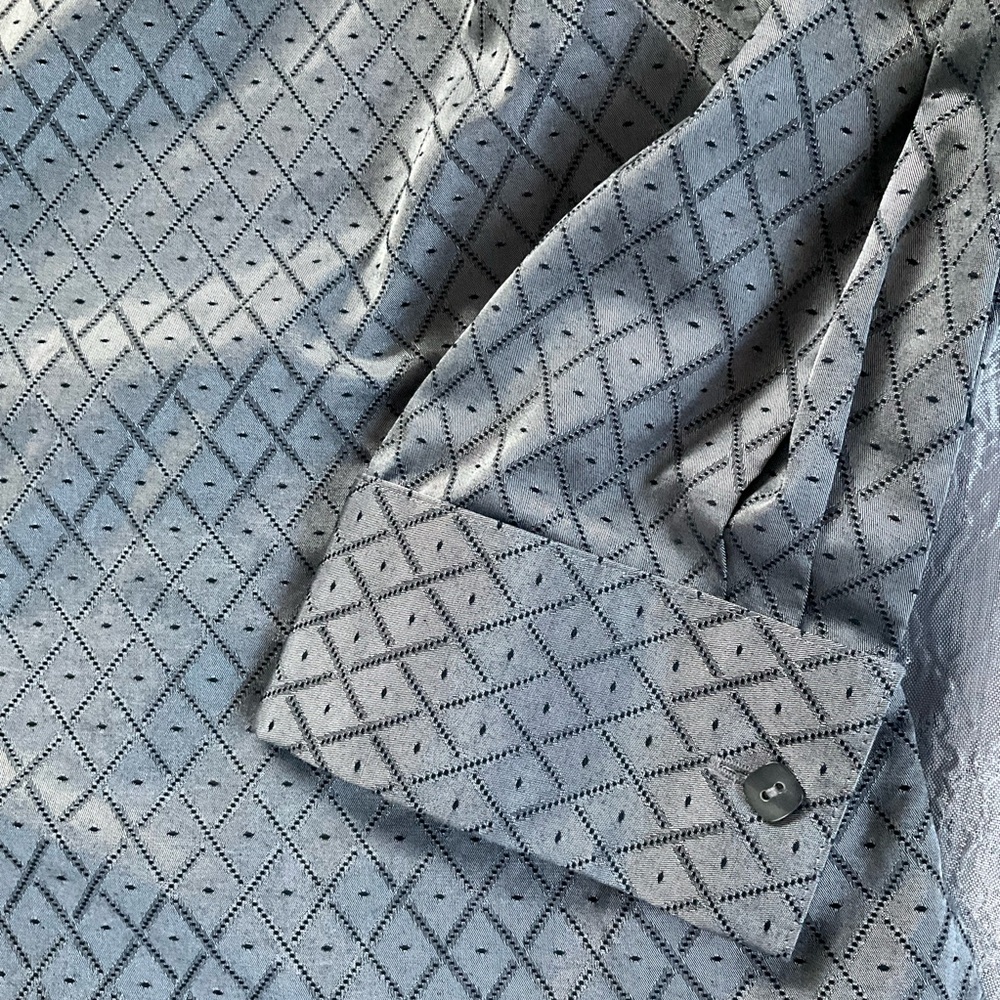 Foxcroft Women's Silver Patterned Blouse - image 4